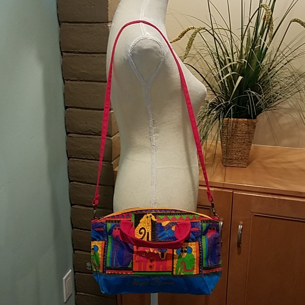 *Laurel Burch Canvas Crossbody Bag